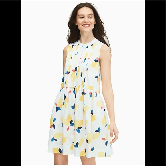 kate spade Dresses & Skirts - Kate Spade Lemon Zest Shirt Dress Small Freshwhite